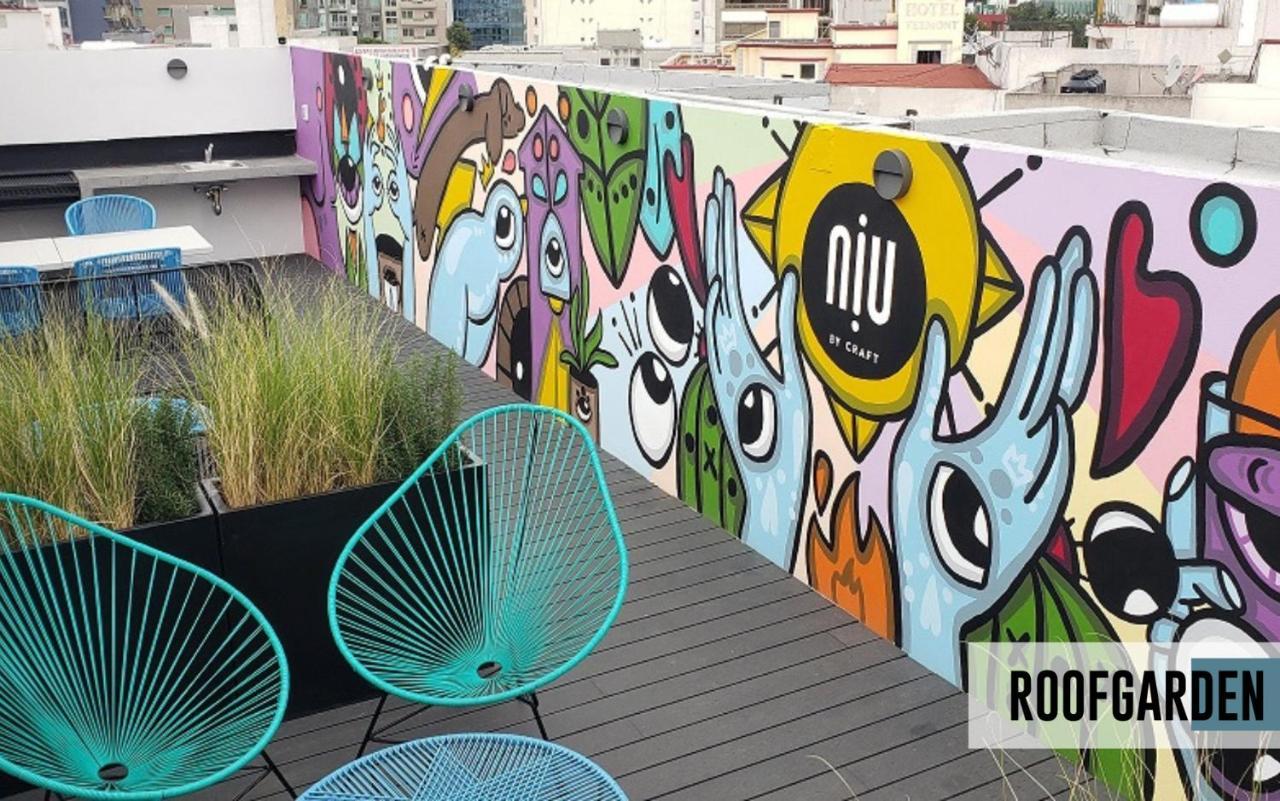 Niu Modern Apartments Near Wtc & Condesa - Roma Sur Mexikóváros Kültér fotó